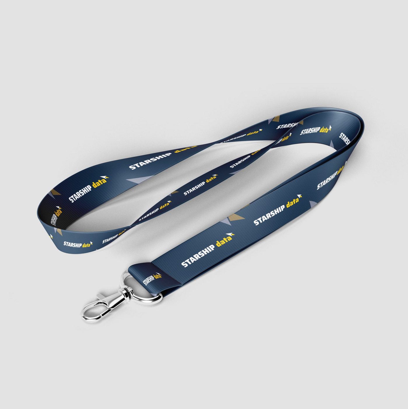 Aplikace loga na lanyard